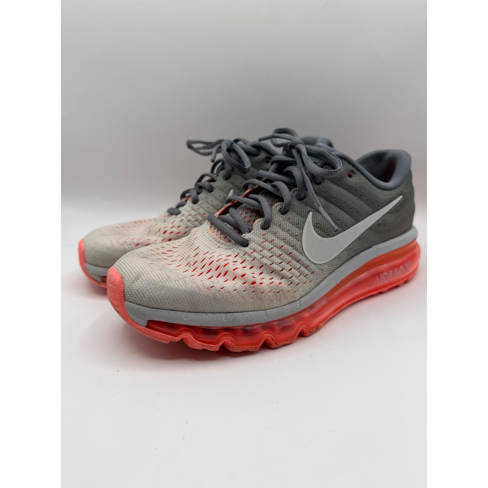 Nike Air Max 2017 Womens Grey Bright Running Shoes 849560-007 Size 8